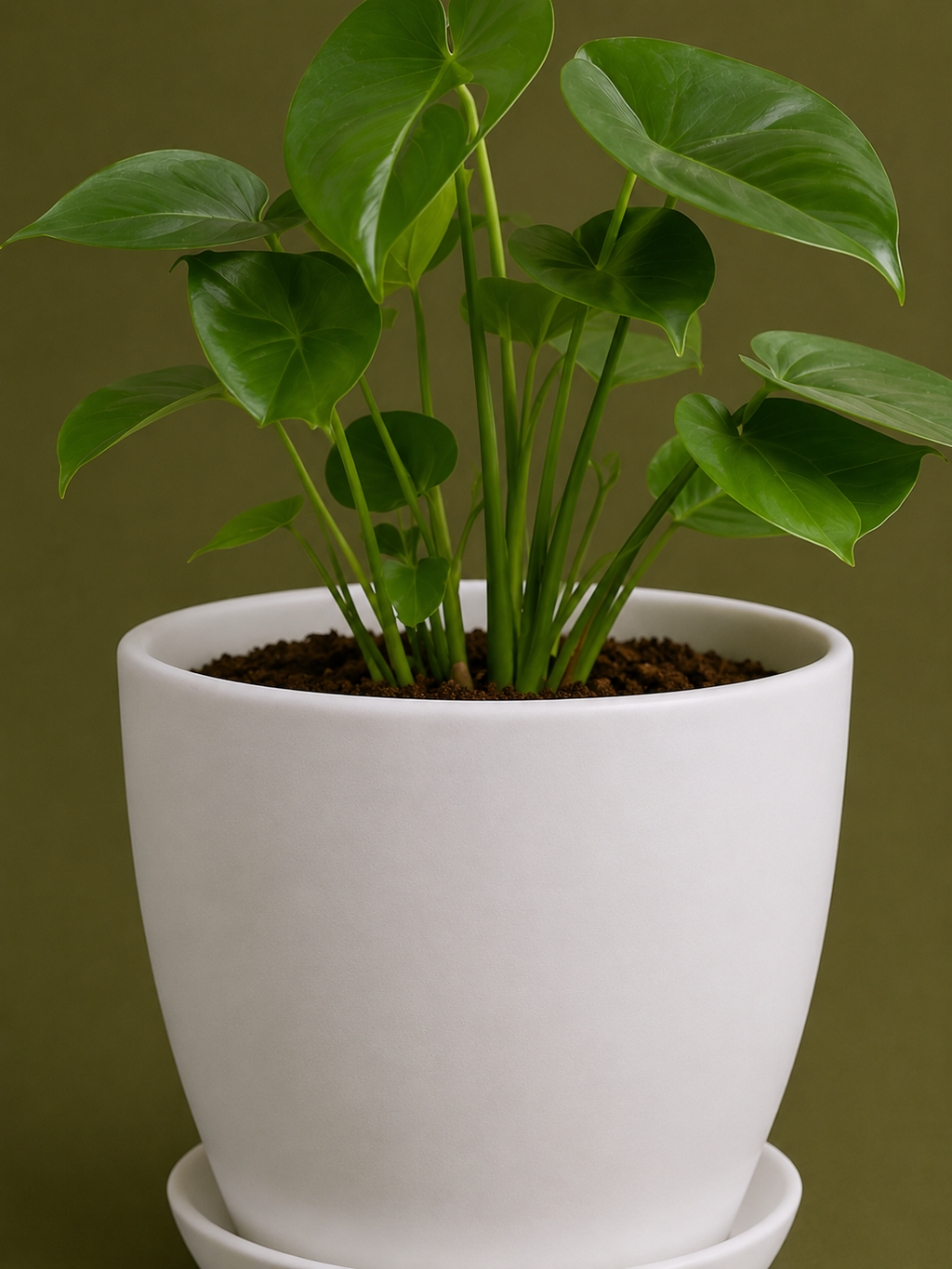 White Plant Pot