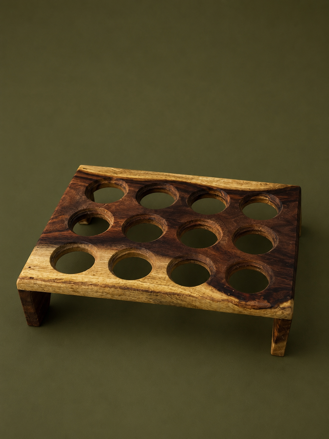 Wooden Egg Holder – 12 Slot