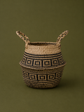 Woven Grass Belly Basket