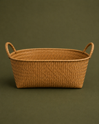 Woven Straw Storage Basket